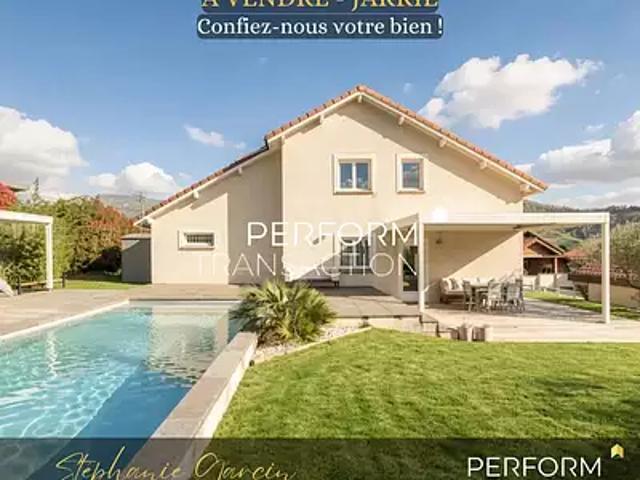 Jarrie 38560 Achat / Vente maison 6 pièces t6 piscine