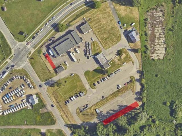 Parking 520 m² w centrum Jasła – utwardzony, oświetlony