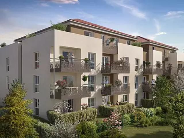 Jassans Riottier 01480 Programme neuf appartement neuf à vendre t2