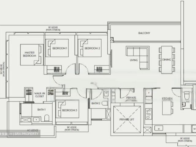 J'den D22, Apartment