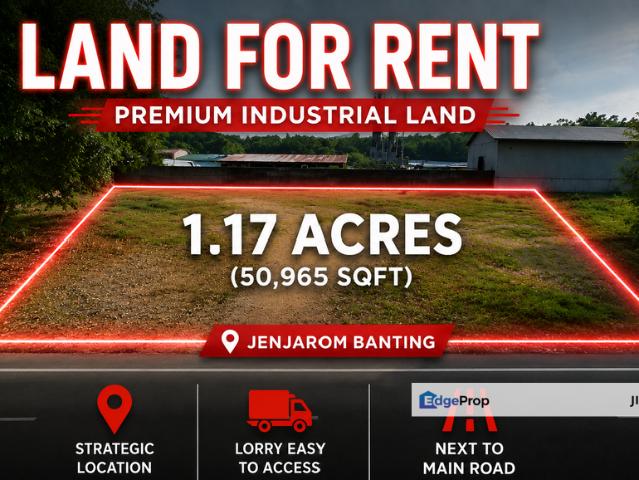 Jenjarom Banting Industrial Land For Rent