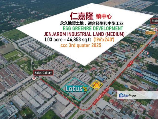 Jenjarom Industrial Park Wisdom, Selangor For Sale