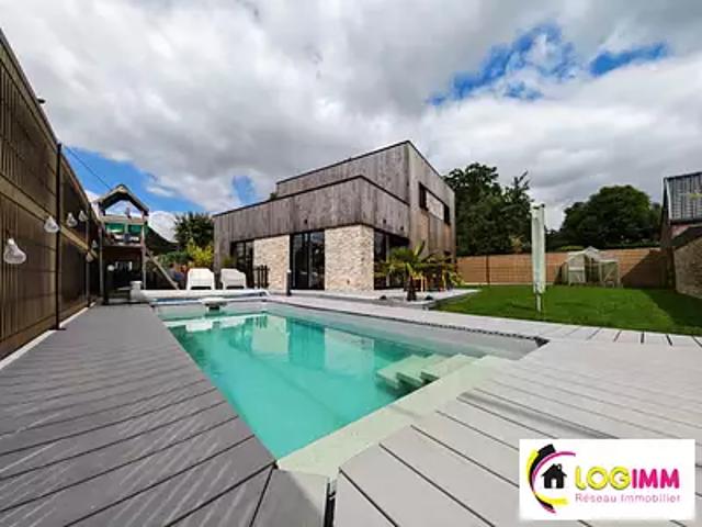 Jenlain 59144 Achat / Vente maison 7 pièces t7 piscine