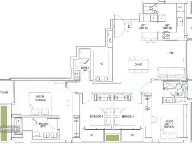 Jervois Mansion D10, Apartment
