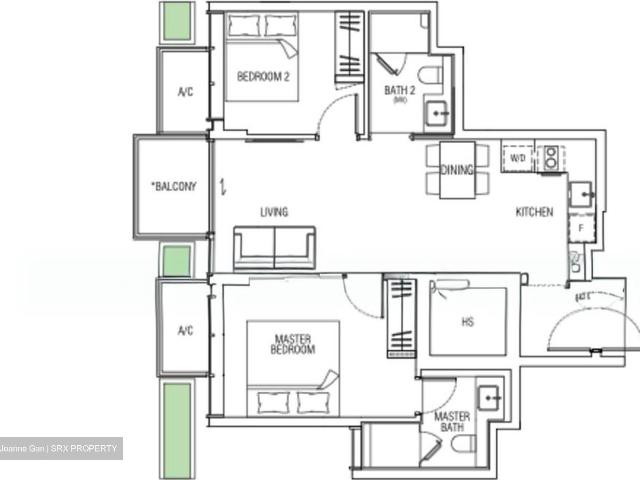 Jervois Mansion D10, Apartment