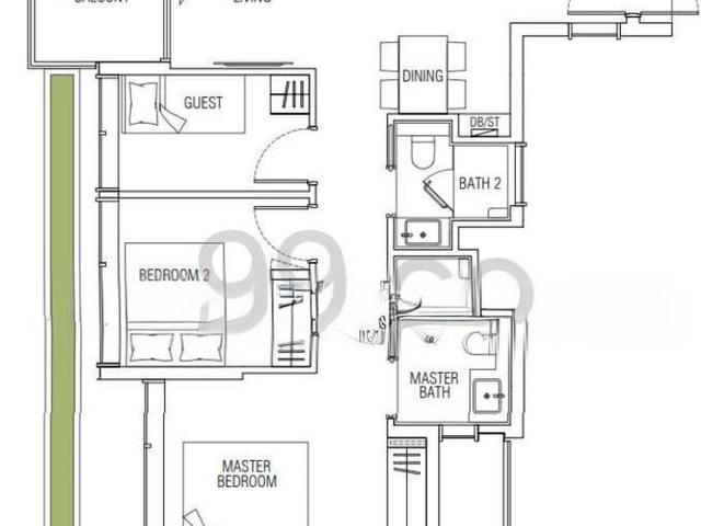 Jervois Mansion D10, Apartment