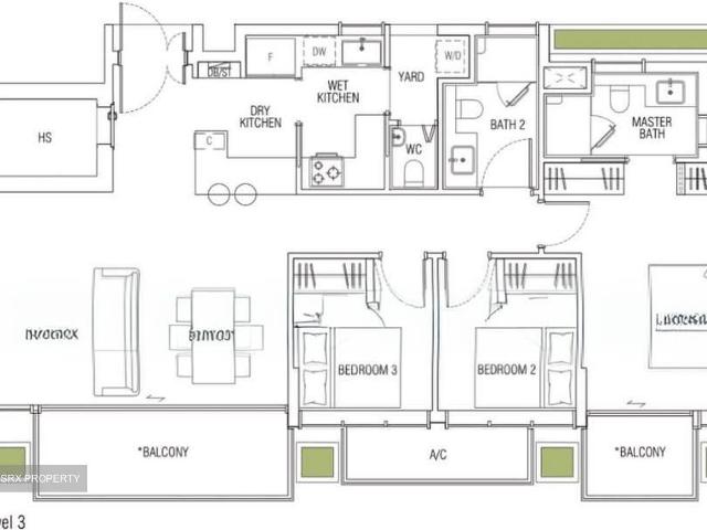 Jervois Mansion D10, Apartment