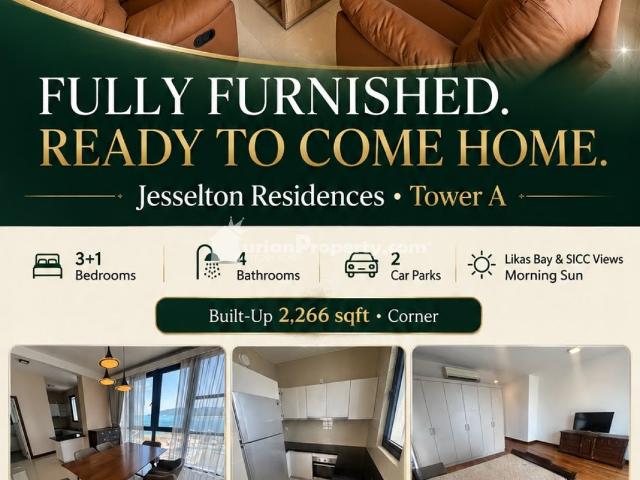 Jesselton Residences, Kota Kinabalu Condo For Rent