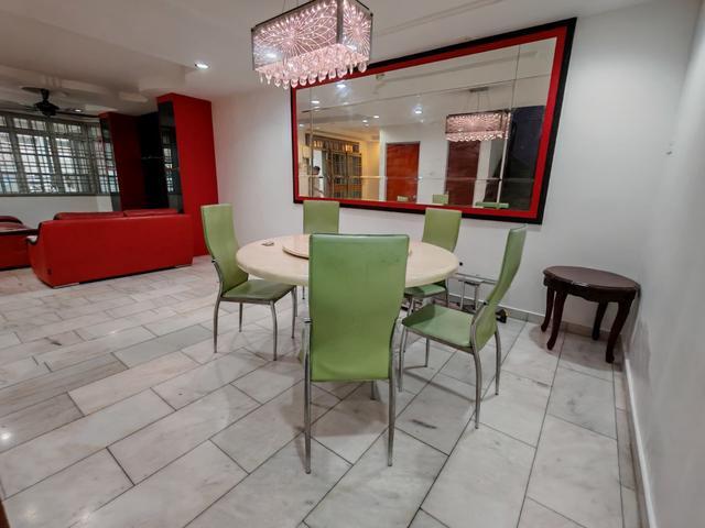 Johor jaya double storey full furniture for rent