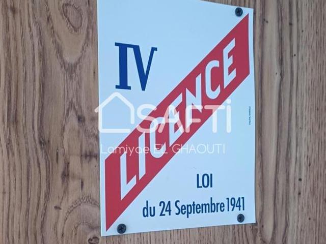 Joli bar, refait à neuf, licence 4, quartier animé