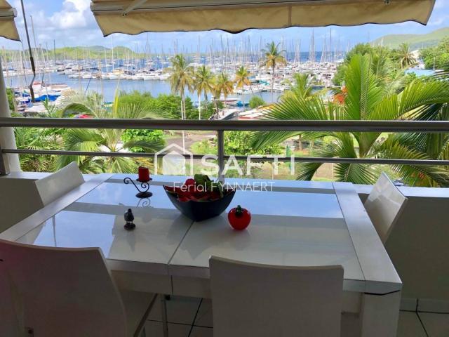 Joli T3 avec superbe vue sur la Marina du Marin