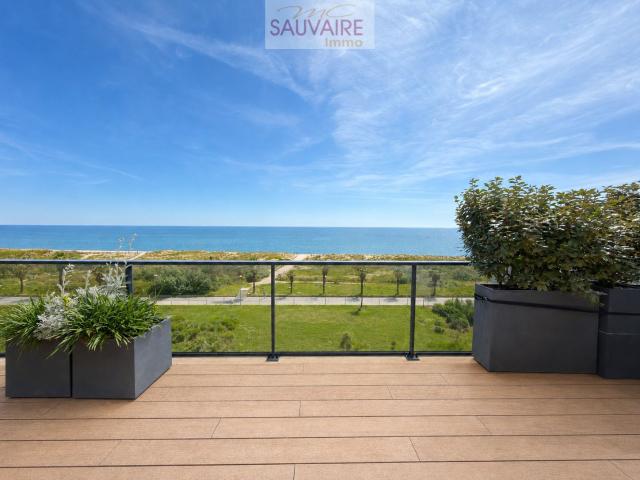 Jolie appartement d’exception en rooftop avec vues mer et Canigou