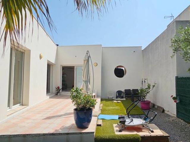 Jolie maison contemporaine de plain pied quartier villeroy proche plage du lido a sete