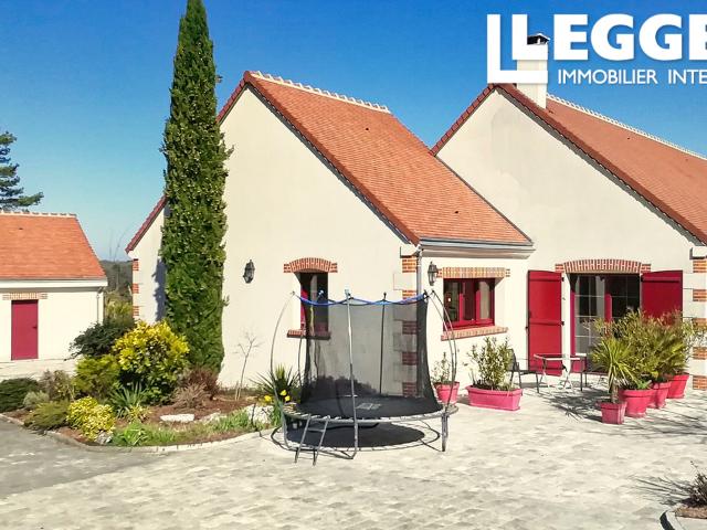 Jolie maison a Monthou / cher 41400 3 chambres Vue sympa & calme prix négociable Leggett immobilier 360°