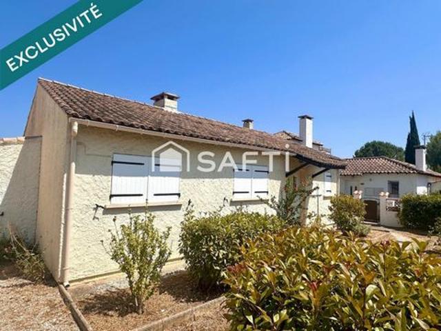 Jolie maison de plain pied de 83m2 à rénover avec 23,18m2 de dépendances et jardin