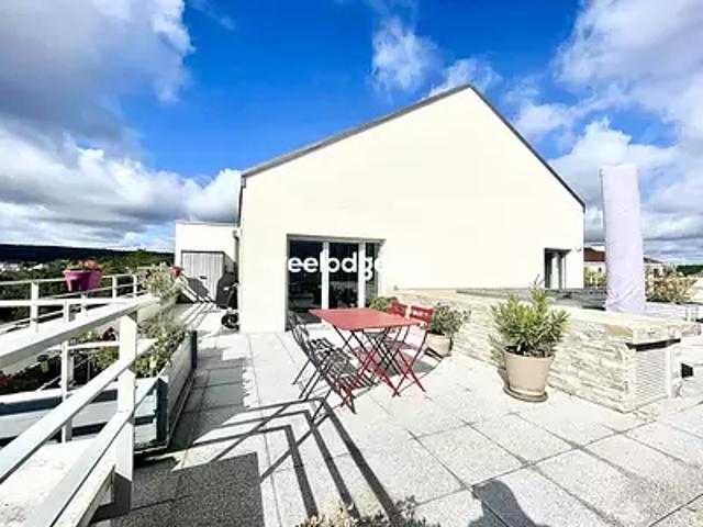 Jouy le Moutier 95280 Achat / Vente appartement 4 pièces t4 au dernier étage terrasse