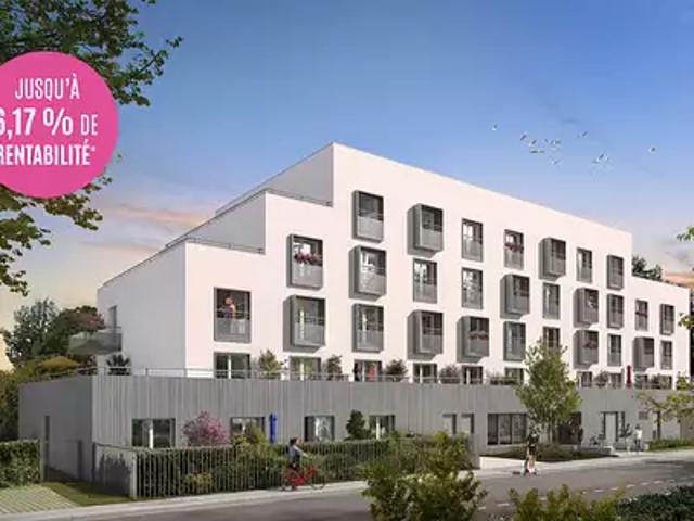 Joué lès Tours 37300 Programme neuf appartement neuf à vendre t1 PTZ+ LMNP