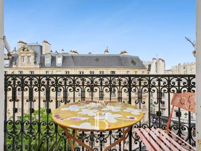 Jourdain Deux pièces traversant Dernier étage Balcon