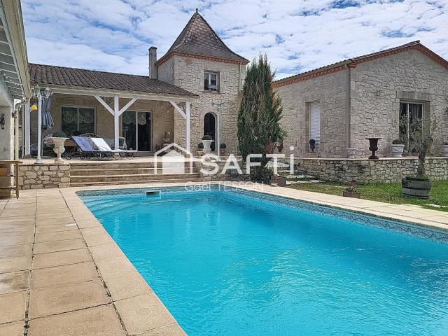 Joyau clé en main où il fait bon vivre. 185m² Bergerac