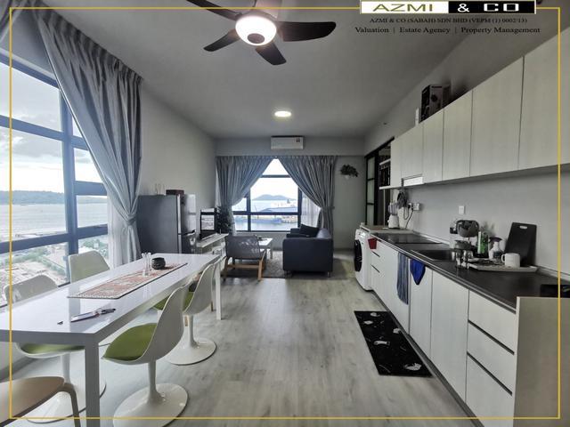 JQ Central JQC Citypads Fully Furnished Seaview Likas