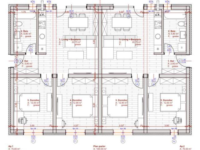 Jumatate duplex Sacalaz 80 000 euro la cheie