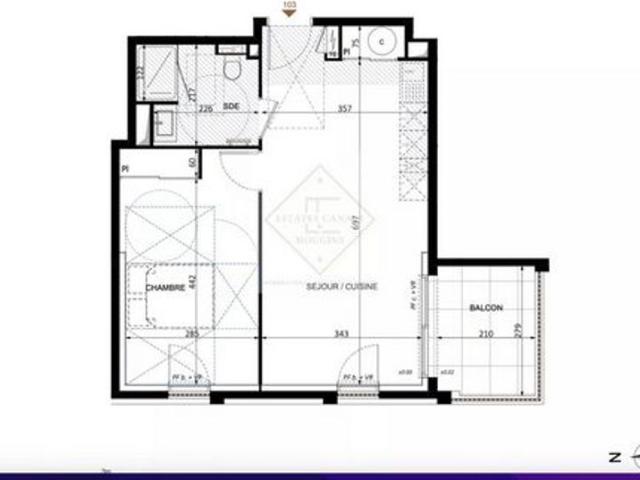 Juan les Pins Appartement 2ps neuf a 100 m plage