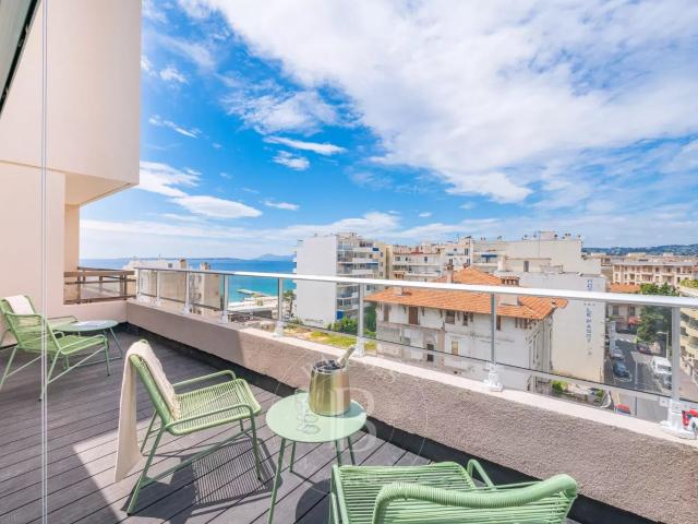 Juan Les Pins Toit Terrasse 4 Pieces Vue Mer 114m² Antibes