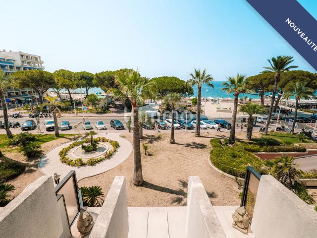 Juan les Pins, vue mer, 4 pièces d'exception, terrasse, parking
