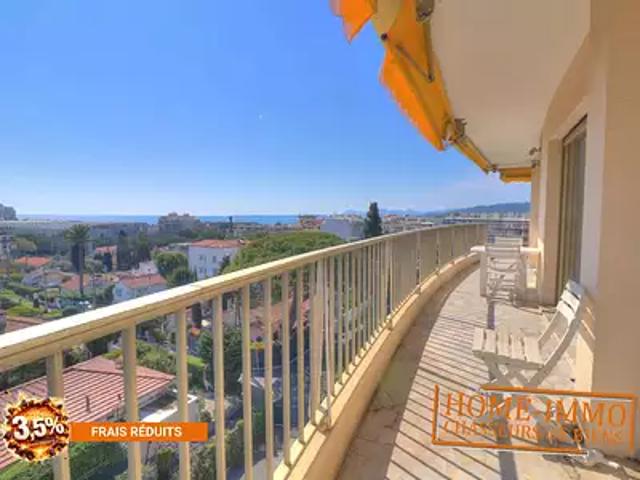 Juan les Pins 06160 Achat / Vente appartement 3 pièces t3 au dernier étage