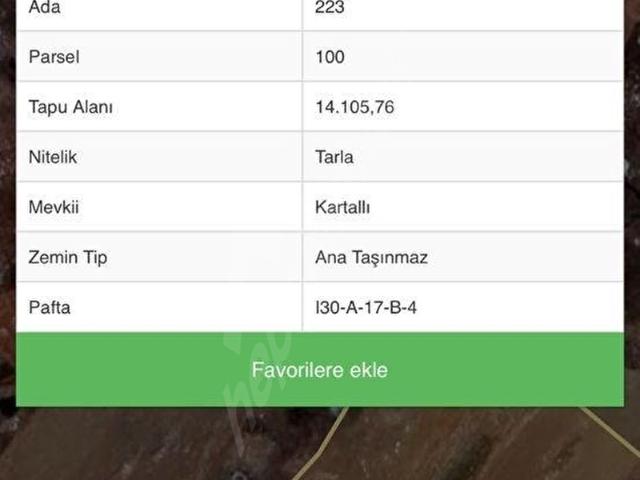 JÜPİTER GAYRİMENKUL'DEN FIRSAT 2 ADET TAPU 160.000 TL TOPLAM SATILIK 306 m