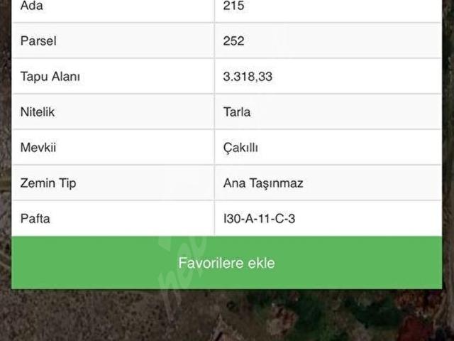 JÜPİTER GAYRİMENKUL'DEN FIRSAT 2 ADET TAPU 175.000 TL TOPLAM SATILIK 276 m