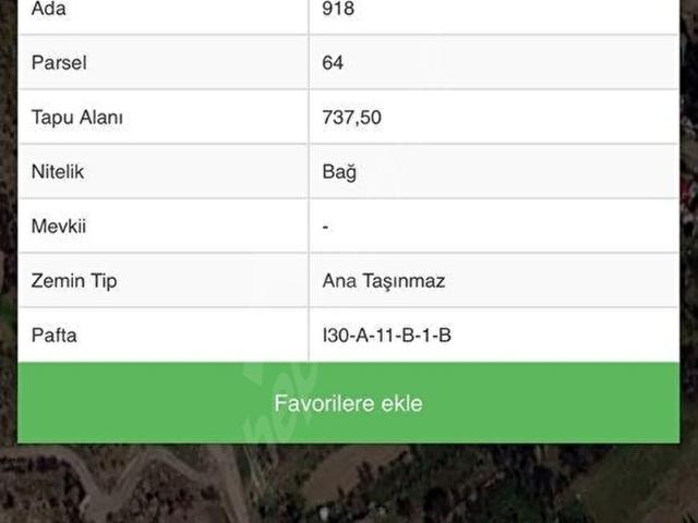 JÜPİTER GAYRİMENKUL'DEN FIRSAT 2 ADET TAPU 105.000 TL TOPLAM SATILIK 244 m
