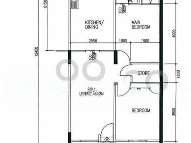 Jurong East Street 21 Jurong East, HDB 3 Rooms