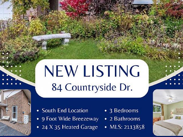 Just Listed! 84 Countryside Drive