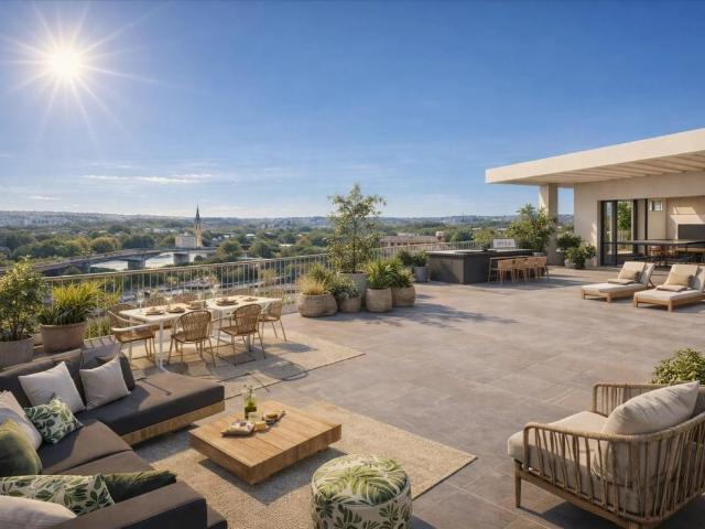 JUVISY SUR ORGE – GRAND T5 DUPLEX AU DERNIER ÉTAGE AVEC TERRASSE DE 90 m² – LIVRAISON RAPIDE
