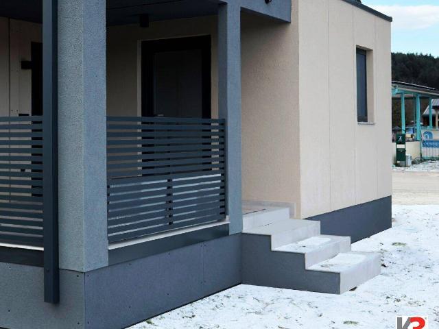 K3 EXKLUSIVES MODUL HAUS in der Ferienregion Klopeiner See. Wohnfläche 51 m2, 2 Schlafzimmer, Terasse