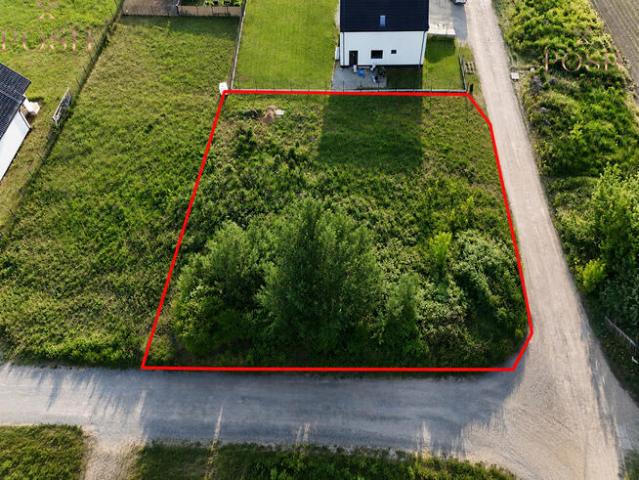 Kębłowice | działka pod dom | narożna | 1161 m²|