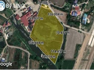 ขายที่ดิน 19 ไร่ 3 งาน ถนน ราชพฤกษ์ตัดใหม่ ซอยวัดท่าเกวียน อ.ปากเกร็ด นนทบุรี