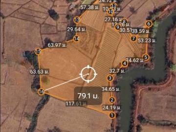 ขายที่ดิน 10 ไร่ 2 งาน 54 ตร.วา บ้านนาล้อม ต.ต้นผึ้ง อ.พังโคน จ.สกลนคร