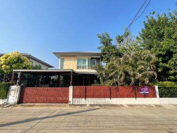 ขายบ้านเดี่ยวพฤกษ์ลดา สุวรรณภูมิ ซ.ลาดกระบัง54 หลังบ้านไม่ชนกับใคร คลังบ้าน.com