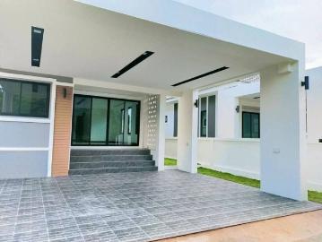 ขายบ้านสร้างใหม่ ใกล้โรงพยาบาลสันทราย เชียงใหม่