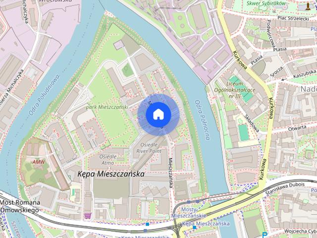 KĘPA MIESZCZAŃSKA, 3 pok, rzeka, 2 x garaż, klima