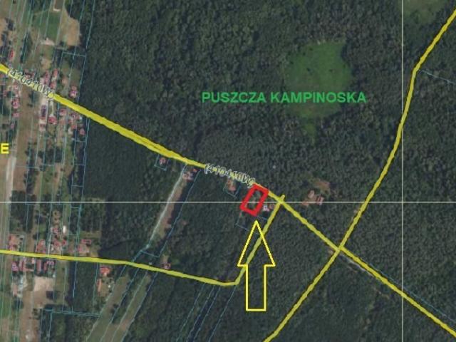 Działka budowlana w lesie, 1600 m², dostęp do prądu