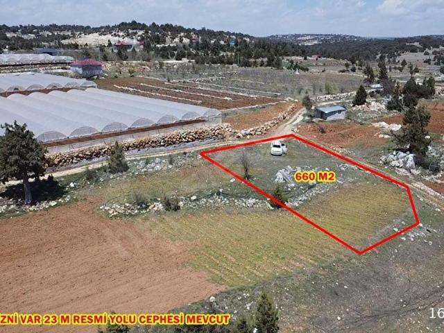 Kızılen'de 657 m İmarlı Arsa