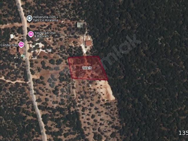 KAŞ VE DENİZE 10 DK MESAFEDE, RESMİ TAKSİMİ YAPILMIŞ FIRSAT ARSA