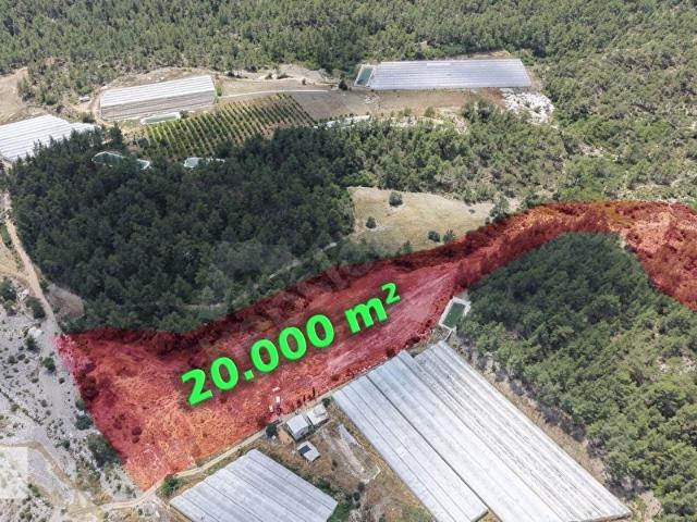 Kaş Dirgenler'de Tarıma ve Seracılığa Tam Uygun 20 Dönüm Arazi