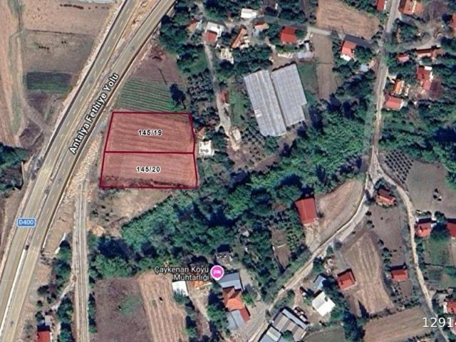 KAŞ FETHİYE YOLUNA CEPHELİ 4.770M2. İMARLI ARSA