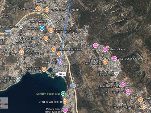 Kaş Kalkan İslamlar 23 Dönüm Valilik Onaylı Satılık Arazi