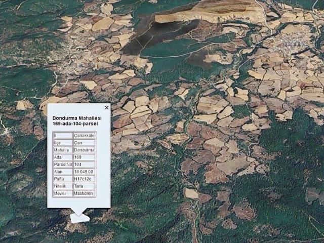 KAÇMAZ FIRSATTA! ÇANAKKALE DONDURMA KÖYÜNDE 18.050 M2 TARLA