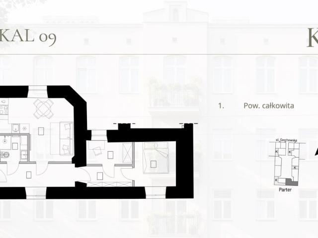 Kamienica z historią, 40,17 m², własna aranżacja polecam!